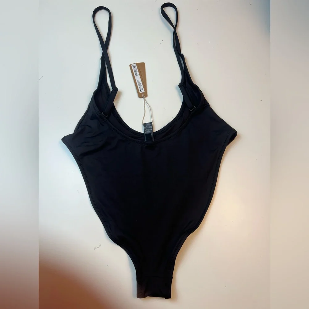 🖤 SKIMS Recycled Swim Cut-Out Open Bust One Piece | S | NWT